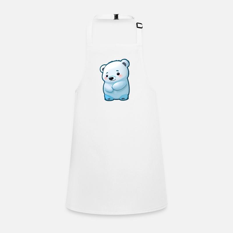 Total niedlicher Eisbär Schürze für Kinder