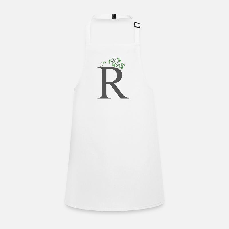 R avec trèfles Tablier Enfant