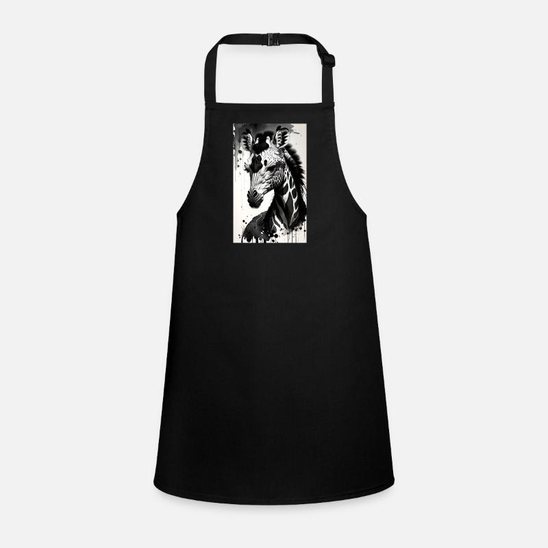 Giraffe chic: elevate your style with elegance Children's Apron