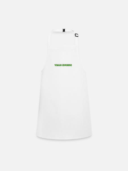 TEAM SPRING - Children's Apron - white - Front