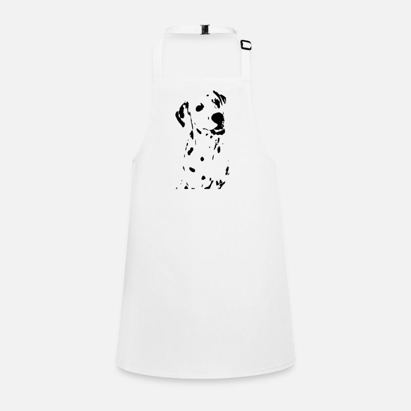 chien - Tablier Enfant - blanc
