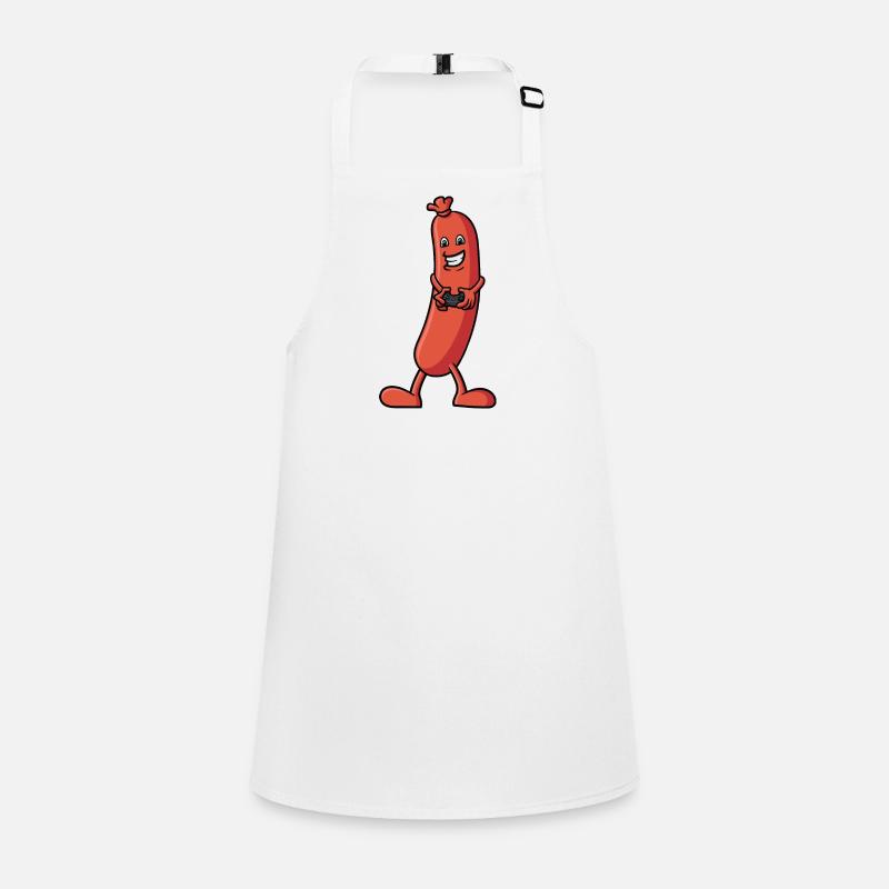 A sausage that gambles Children's Apron