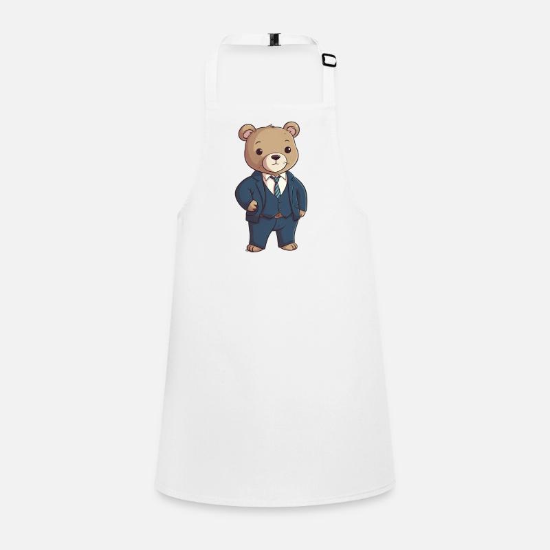 Ours en costume Tablier Enfant