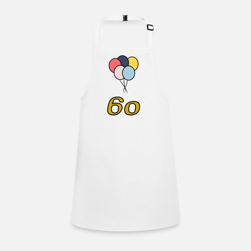 60. 60 YEARS. 60th ANNIVERSARY. 60TH BIRTHDAY. Children's Apron