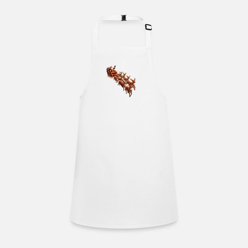 Santa with Sleigh Children's Apron