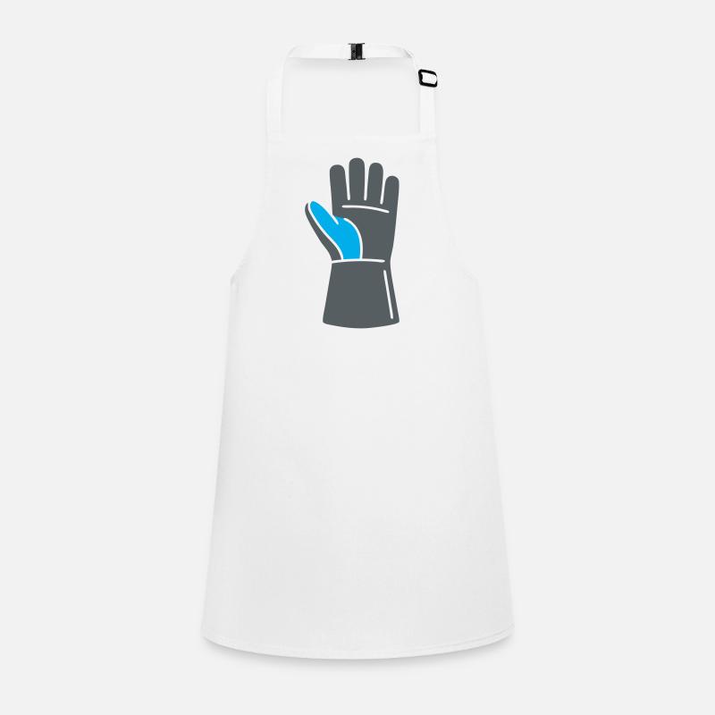 Welder Glove Workshop Logo Children's Apron