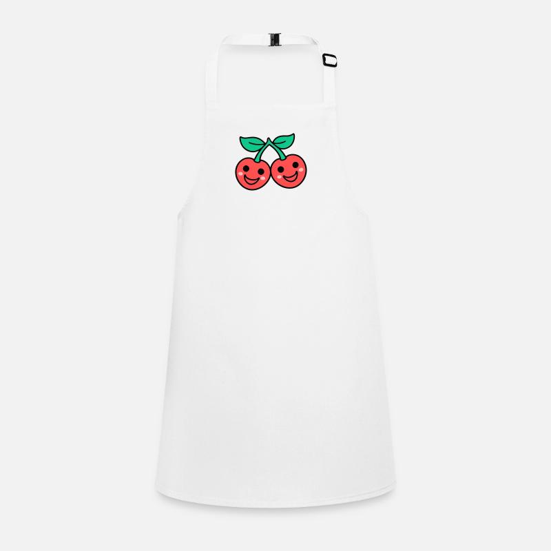 Duo cerise de style kawaii Tablier Enfant