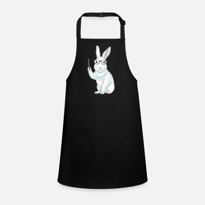 Bunny Teacher Pointer Children's Apron