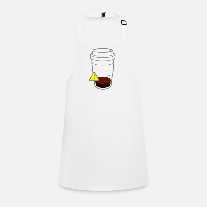 Warning Coffee Children's Apron