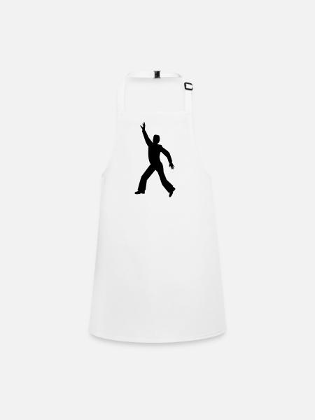6061912 121221313 dancing - Children's Apron - white - Front