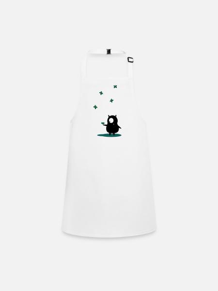 Schmetterling - Children's Apron - white