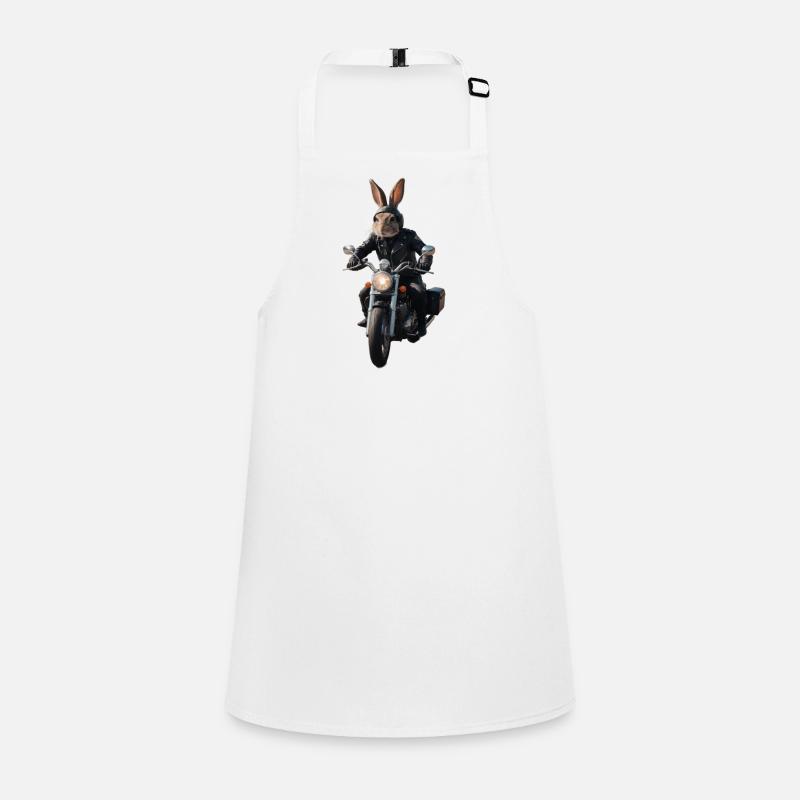 Biker Rabbit Children's Apron