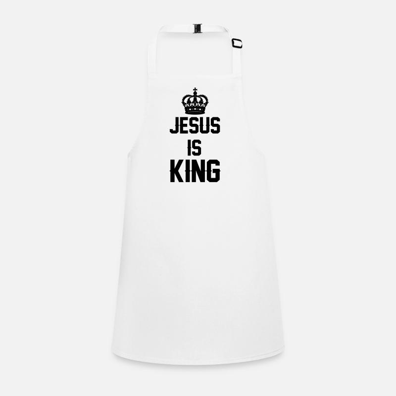 Jesus is King Schürze für Kinder