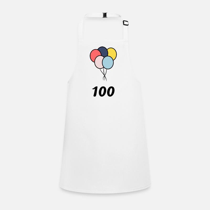 100. 100 ANS. 100e ANNIVERSAIRE. ANNIVERSAIRE 100  Tablier Enfant