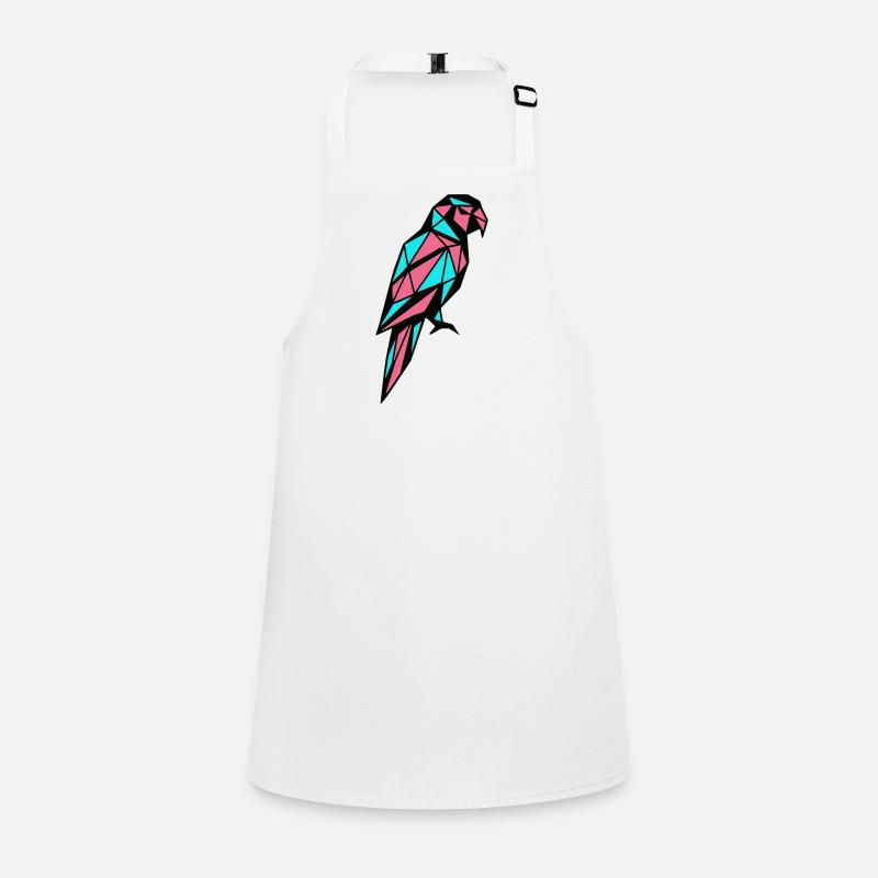 Perroquet Low Poly - Nature Oiseau Tablier Enfant