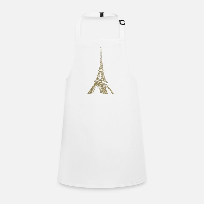 Eiffelturm Paris minimalistisches Wahrzeichen Schürze für Kinder