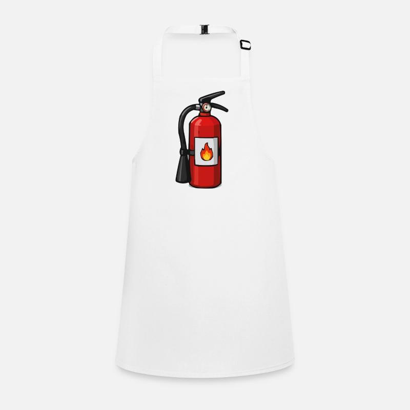 Fire Extinguisher Cartoon Flame Children's Apron