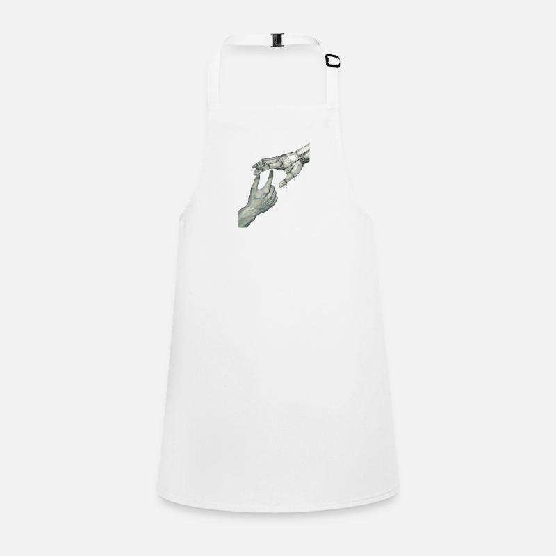 Hands - Children's Apron - white