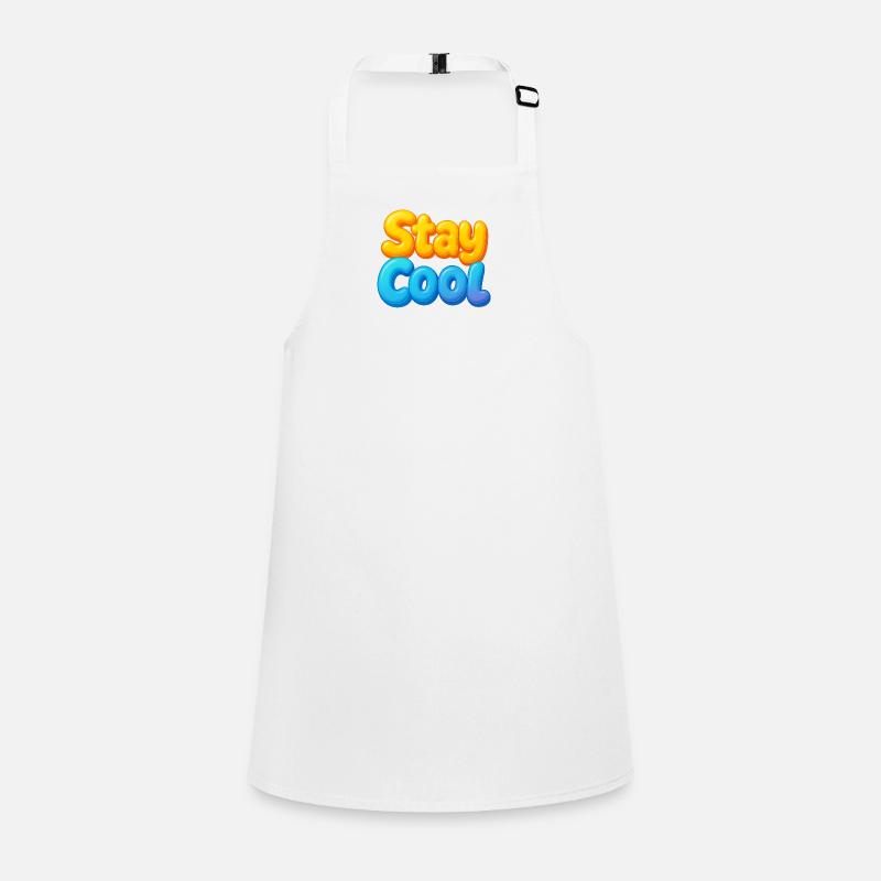 Colorful Clouds Saying Design Children's Apron