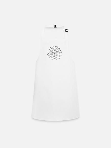 61E5FC6D 29D5 4520 8EE6 72A2224D9CFD - Children's Apron - white - Front