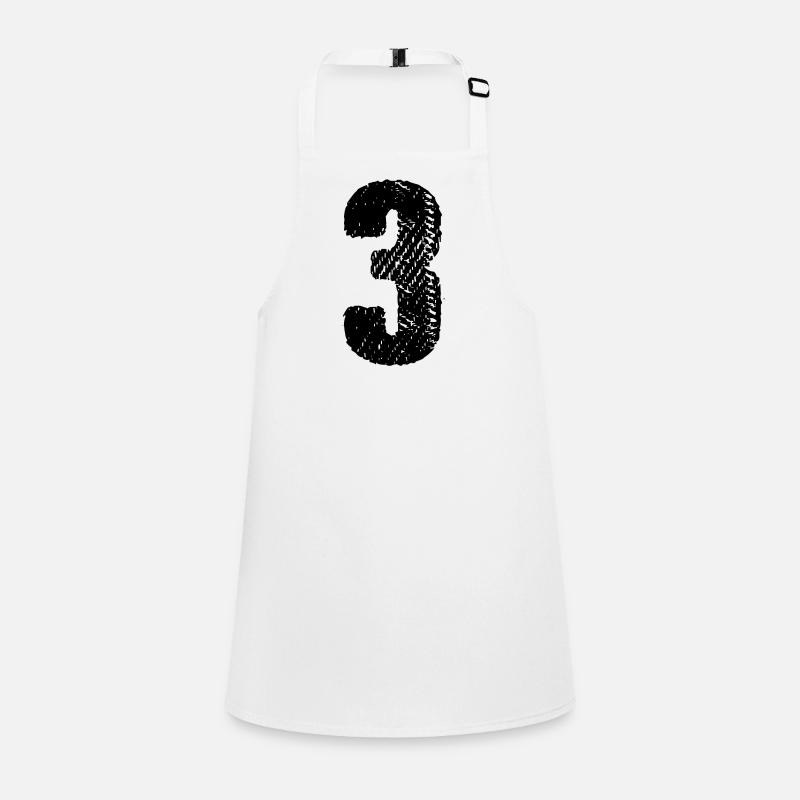 Maillot numéro 3 Tablier Enfant