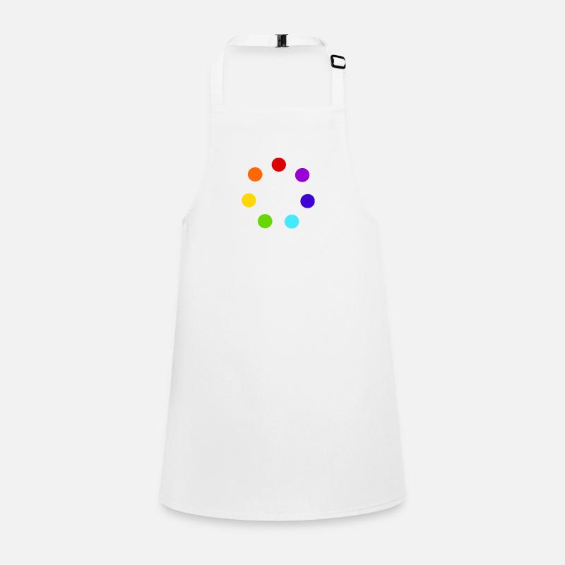 Cercle de sphères multicolores Tablier Enfant