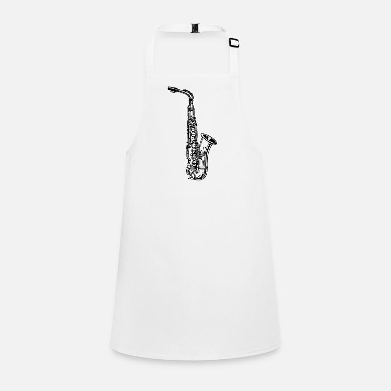 Saxophone Schürze für Kinder
