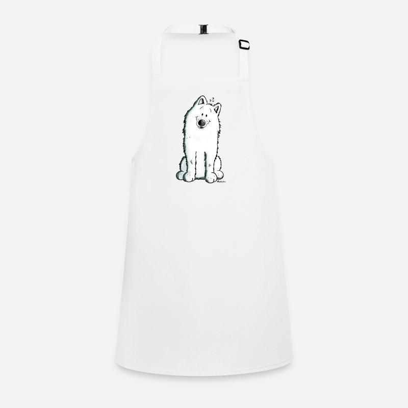 Mignon Samoyède Chien Tablier Enfant