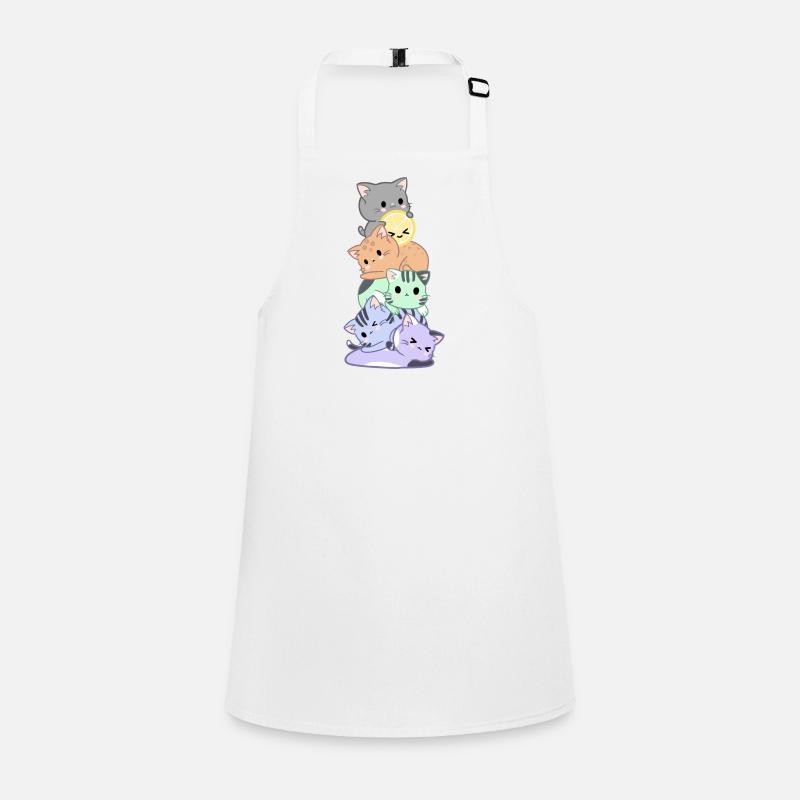 Rainbow Cat Bunch Children's Apron