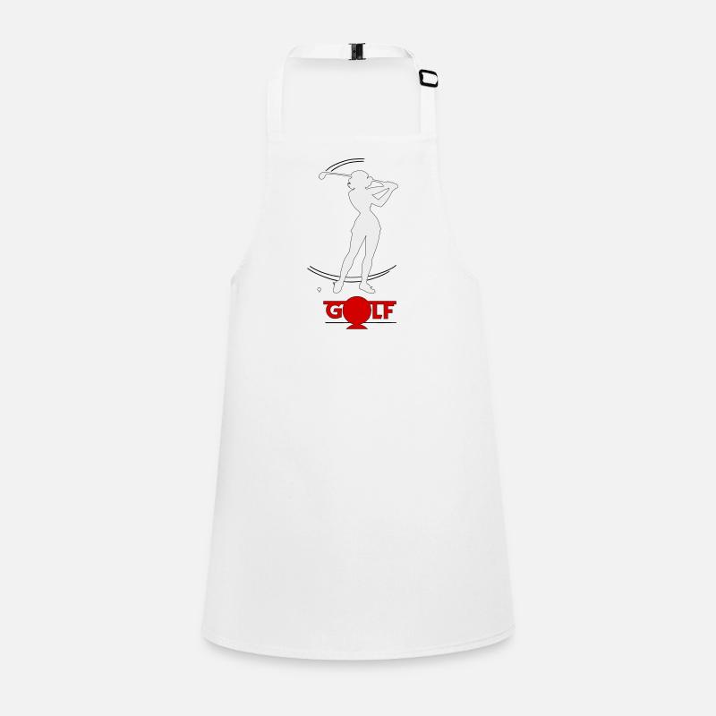 Golfeuse rétro - Tablier Enfant - blanc