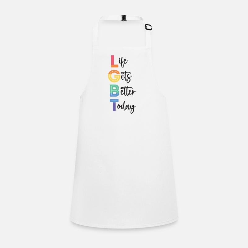 LGBT Pride Month - Das Leben wird heute besser Schürze für Kinder