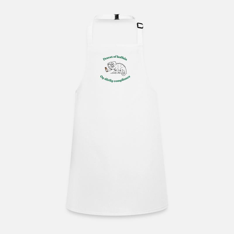 Powered by Caffeine - Fun Design Children's Apron