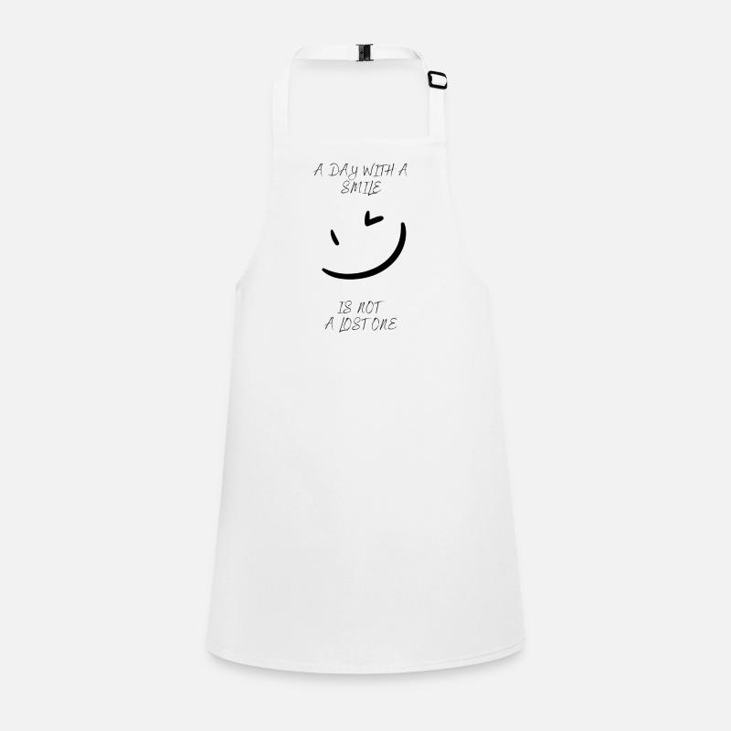 Lächle einfach Schürze für Kinder