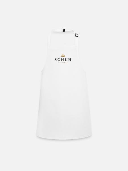 Schuh Original Familienlogo - Schürze für Kinder - Weiß - Vorne