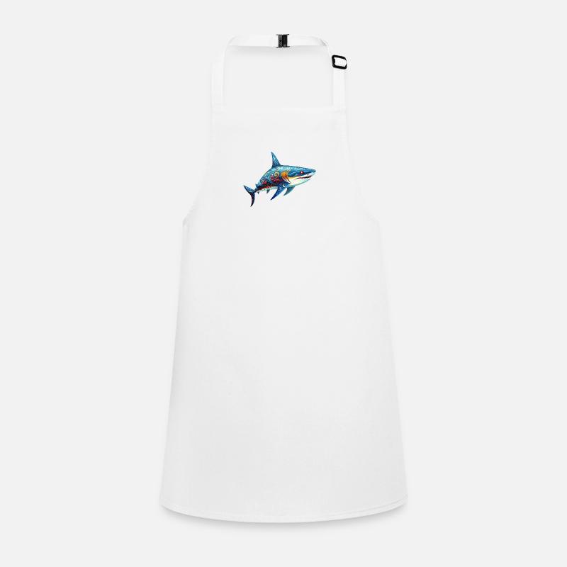 Ankara Shark Children's Apron