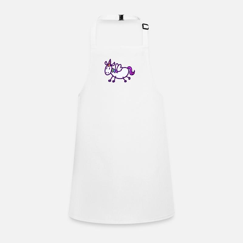 Buntes, fliegendes Einhorn Schürze für Kinder