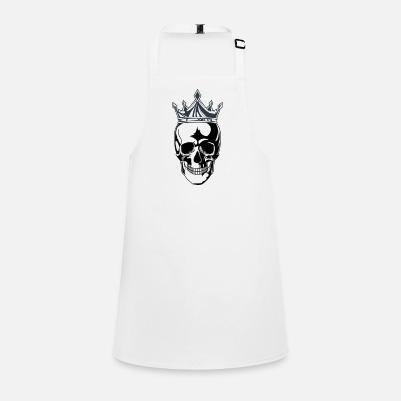 Couronne du roi du crâne Tablier Enfant