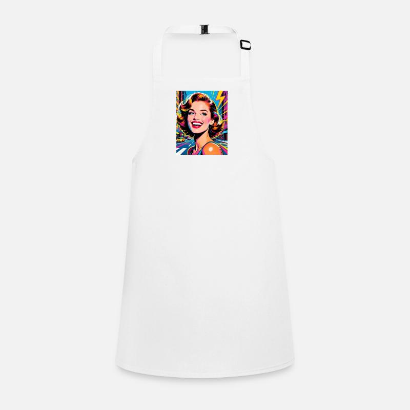 Pop Art Portrait 60s Children's Apron