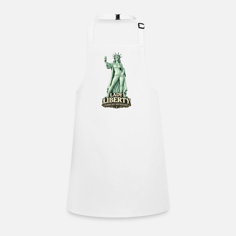 Lady Liberty Taking Back Her Freedom Modern Children's Apron