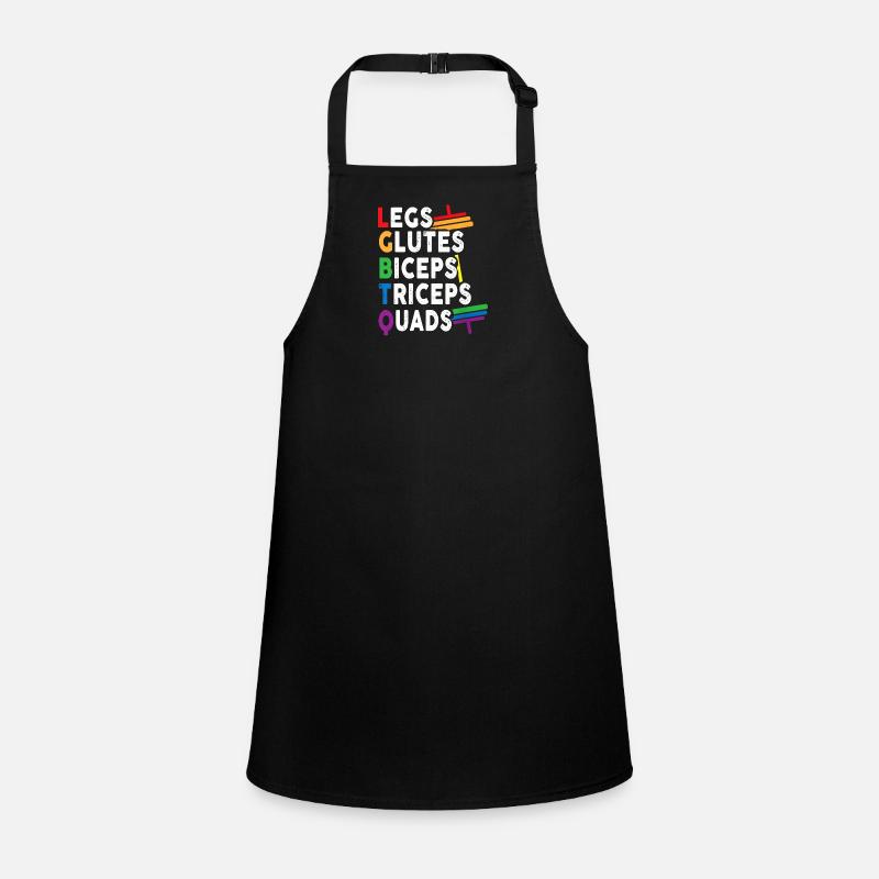 Legs Glutes Biceps Triceps Quads Children's Apron