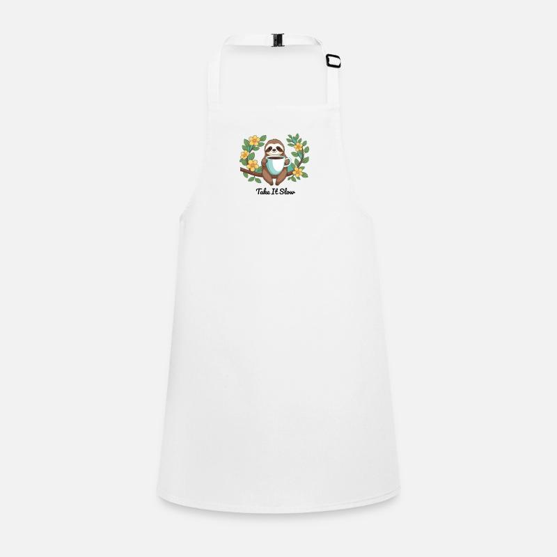Chilling Sloth Children's Apron