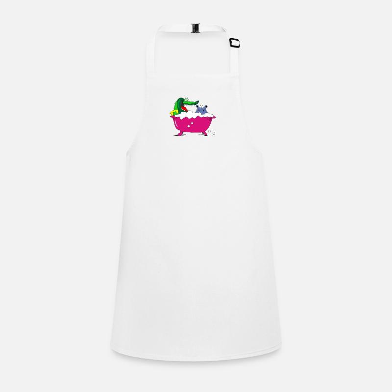 hippo baignoire crocodile bain enfants bébé Tablier Enfant