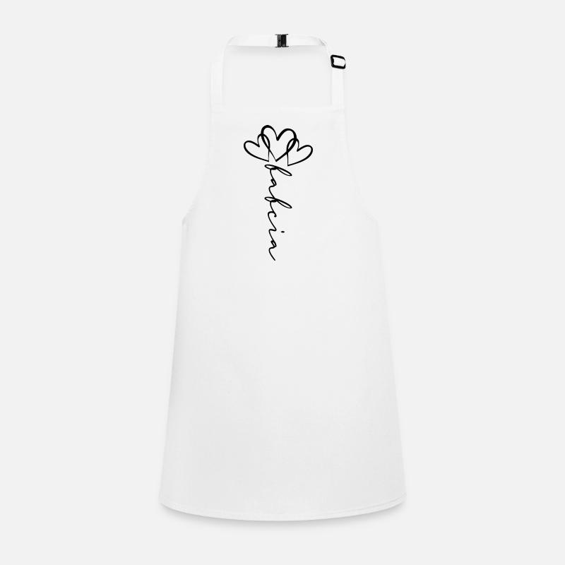 Babcia Scripture Heart Flower Children's Apron