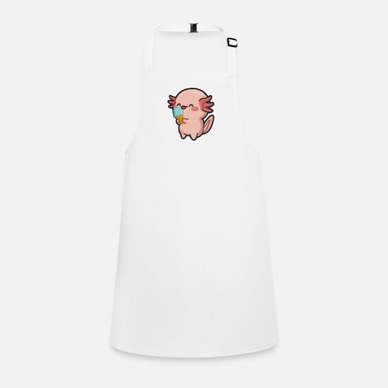 Kleiner Axolotl Eiscreme Spaß Children's Apron