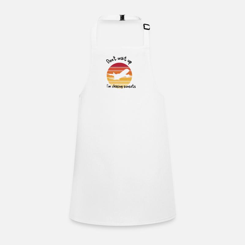 Sunset Airplane Frequent Flyer Gift Children's Apron