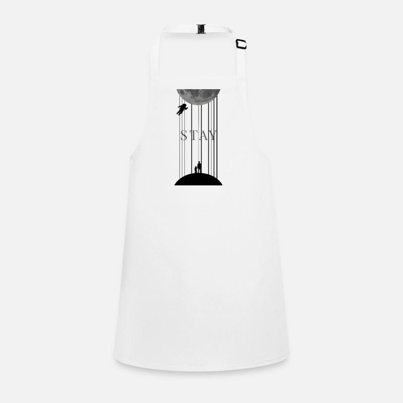 Weltall Interstellar mit Morse Code Stay Schürze für Kinder