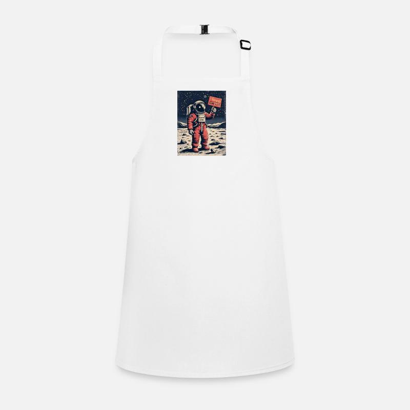 Astronaut with message Children's Apron