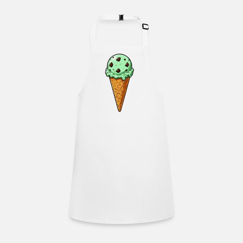 Minz Schoko Eis Kugel Children's Apron
