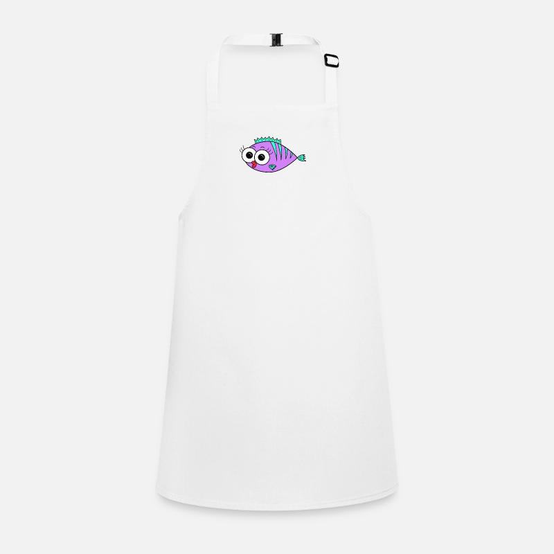 Poisson violet Tablier Enfant