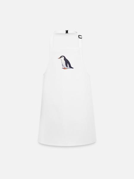Pingouin - Tablier Enfant - blanc - Devant